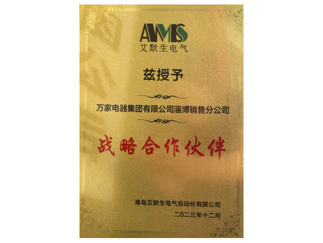 艾默生電氣戰略合作伙伴